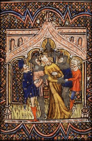 The arrest of Christ: the kiss of Judas