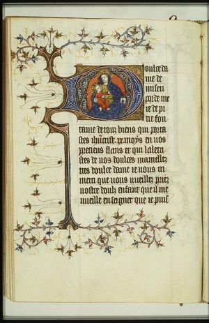 Madonna: Mary holding the Christ-child