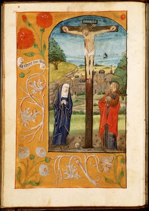 The Crucifixion, with Mary and St. John