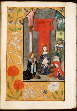 The adoration of the Christ-child by the Magi