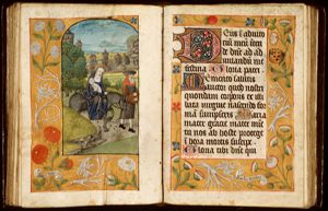 The Flight into Egypt: Mary, St. Joseph and the Christ-child on their way