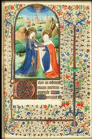 The Visitation: Mary meets St. Elisabeth