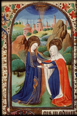 The Visitation: Mary meets St. Elisabeth