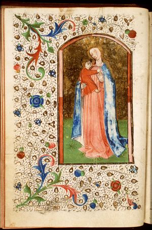 Madonna: Mary holding the Christ-child