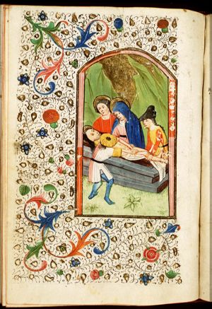 The entombment of Christ