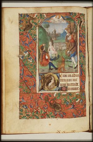 Annunciation of Christ's birth to the shepherds