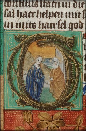 The Visitation: Mary meets St. Elisabeth