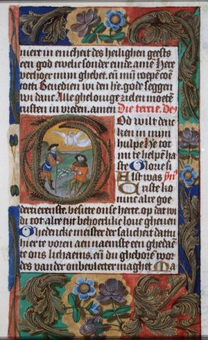 Annunciation of Christ's birth to the shepherds