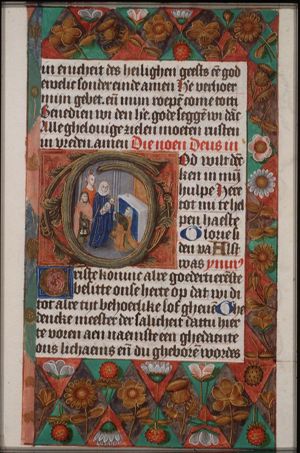 The presentation in the temple: Mary presents the Christ-child to Simeon