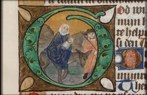 The Flight into Egypt: Mary, St. Joseph and the Christ-child on their way