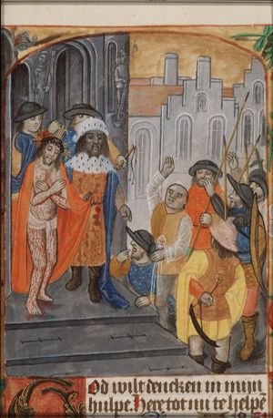 Ecce Homo: Christ is shown to the people by Pilate