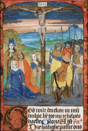 The Crucifixion, with Mary, St. John, St. Mary Magdalene and soldiers