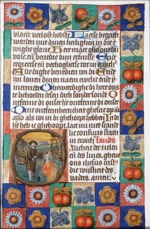 Christ appears to St. Mary Magdalene as a gardener