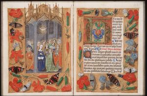 Pentecost: the Holy Spirit descends upon Mary and the apostles
