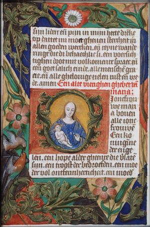 Madonna: Mary holding the Christ-child