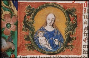 Madonna: Mary holding the Christ-child