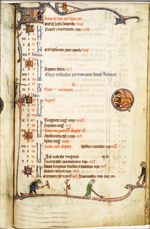 July: men making hay