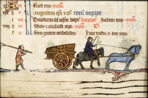 August: men harvesting