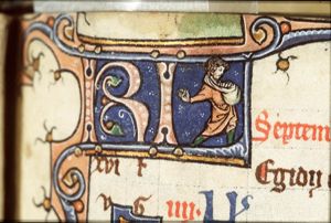 September: a man sowing
