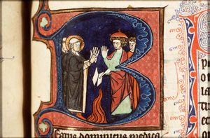St. Dominic of Calerueja burns heretical writings