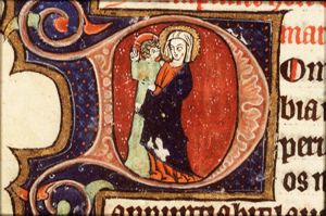 Madonna: Mary holding the Christ-child
