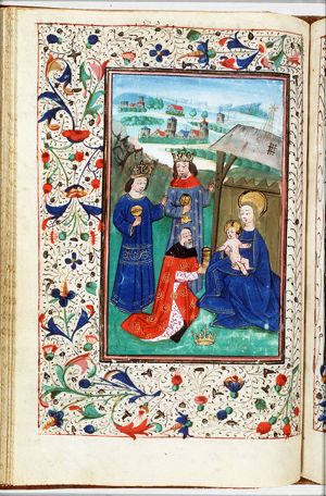 The adoration of the Christ-child by the Magi