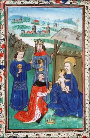 The adoration of the Christ-child by the Magi