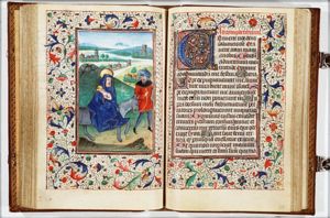 The Flight into Egypt: Mary, St. Joseph and the Christ-child on their way
