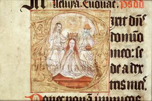 The coronation of Mary by God the Father, Christ and the Holy Spirit