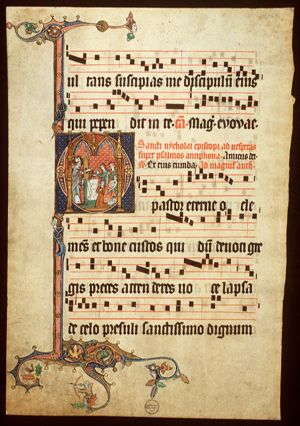 St. Nicholas, Bishop of Myra, gives secretly dowries to three poor girls