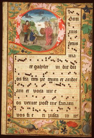 The calling of the apostles St. Peter and St. Andrew