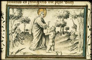 The Creation: beasts of the field and Adam