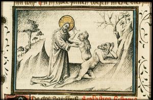 The Creation: God forms Eve from Adam's rib