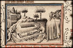 The burial of Sarah in the cave of Machpelah