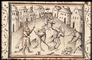 The Israelites are forced to hard labour in Egypt