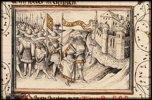 Moses as marshal of the army of Egypt