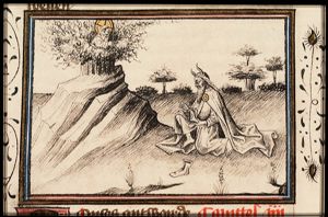 Moses and the burning bush
