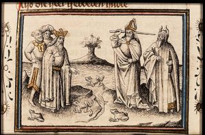 The second plague: frogs