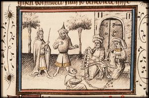 The making of the priest's garments