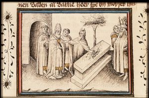 Aaron and his sons are ordained by Moses