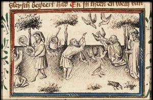 The miracle of the quails