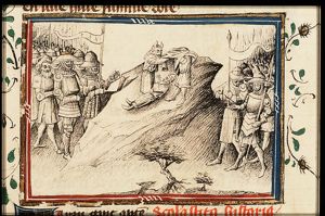 The death of Aaron; Moses puts Aaron's priestly robes on Eleazar