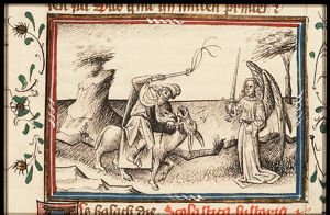 Balaam's way is barred by an angel