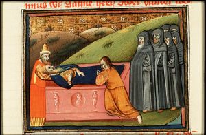 The burial of Moses