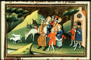 The Levite priest departs from Micah's house with the Danites