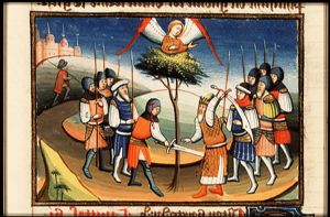 David defeats the Philistines in the valley of Rephaim