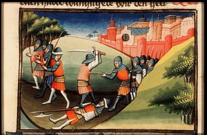 Uriah is killed in the battle before the city of Rabbah
