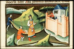 A messenger brings David the tidings of Absalom's death