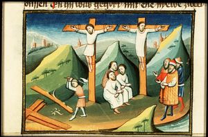Crucifixion of the five sons of Merab