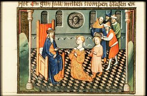Bathsheba asks David to proclaim Solomon king